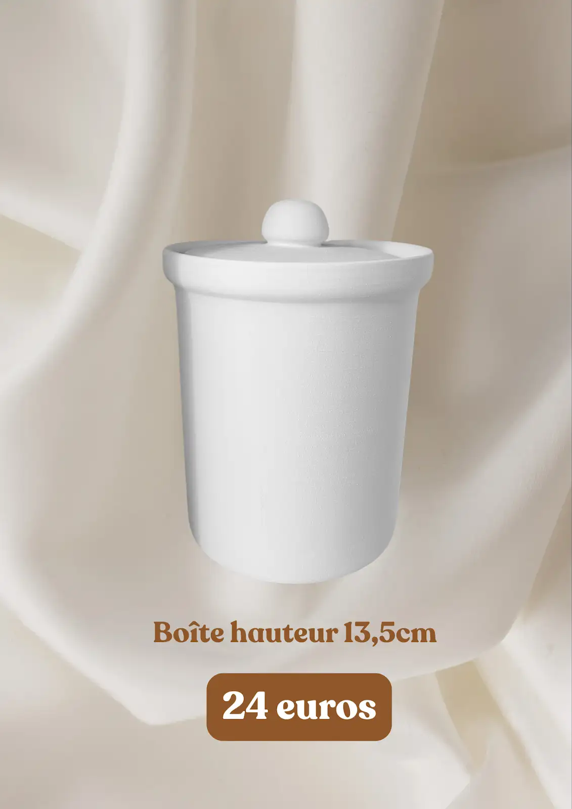 Boîte hauteur 13,5 cm - 24 euros