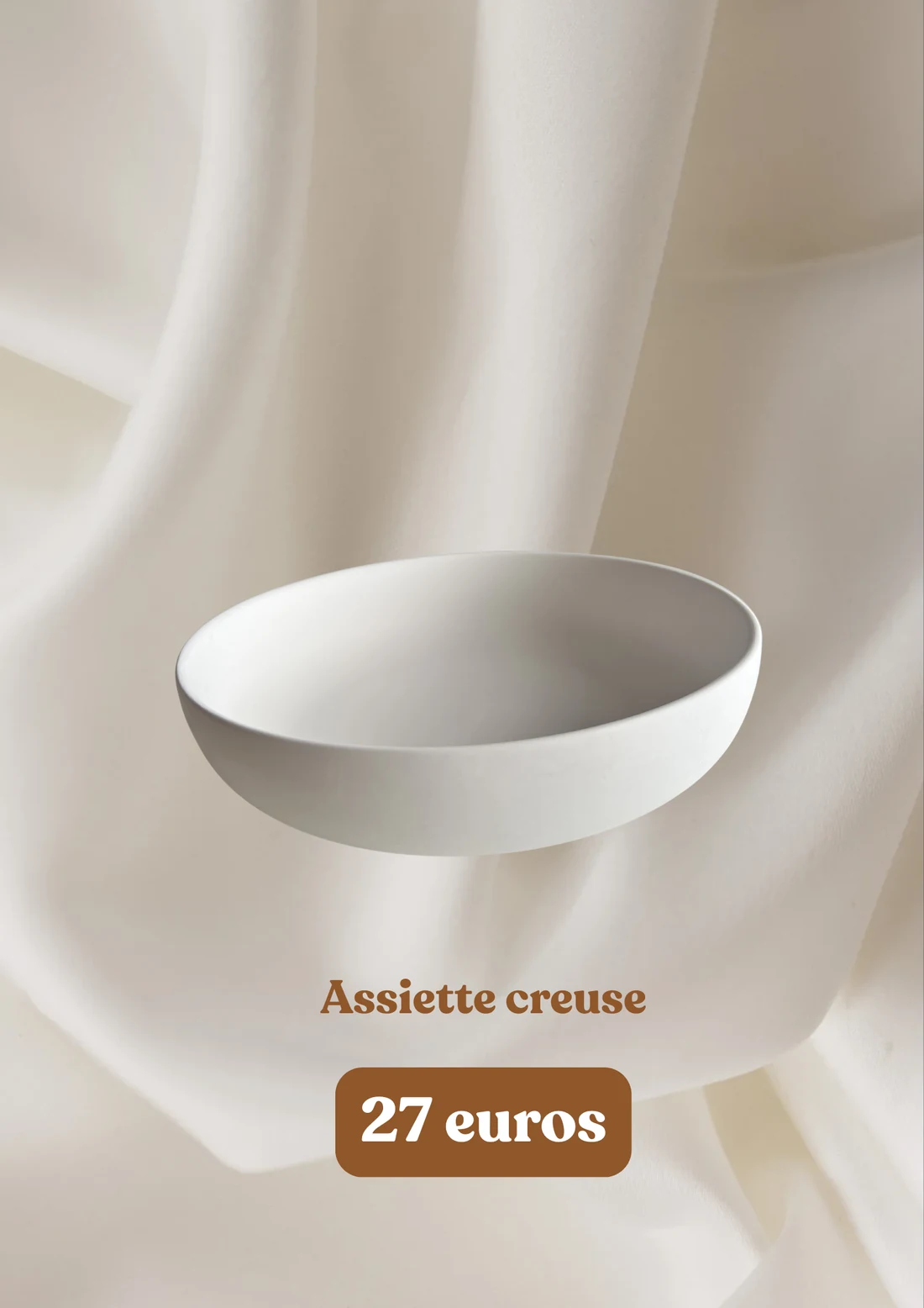 Assiette creuse - 27 euros
