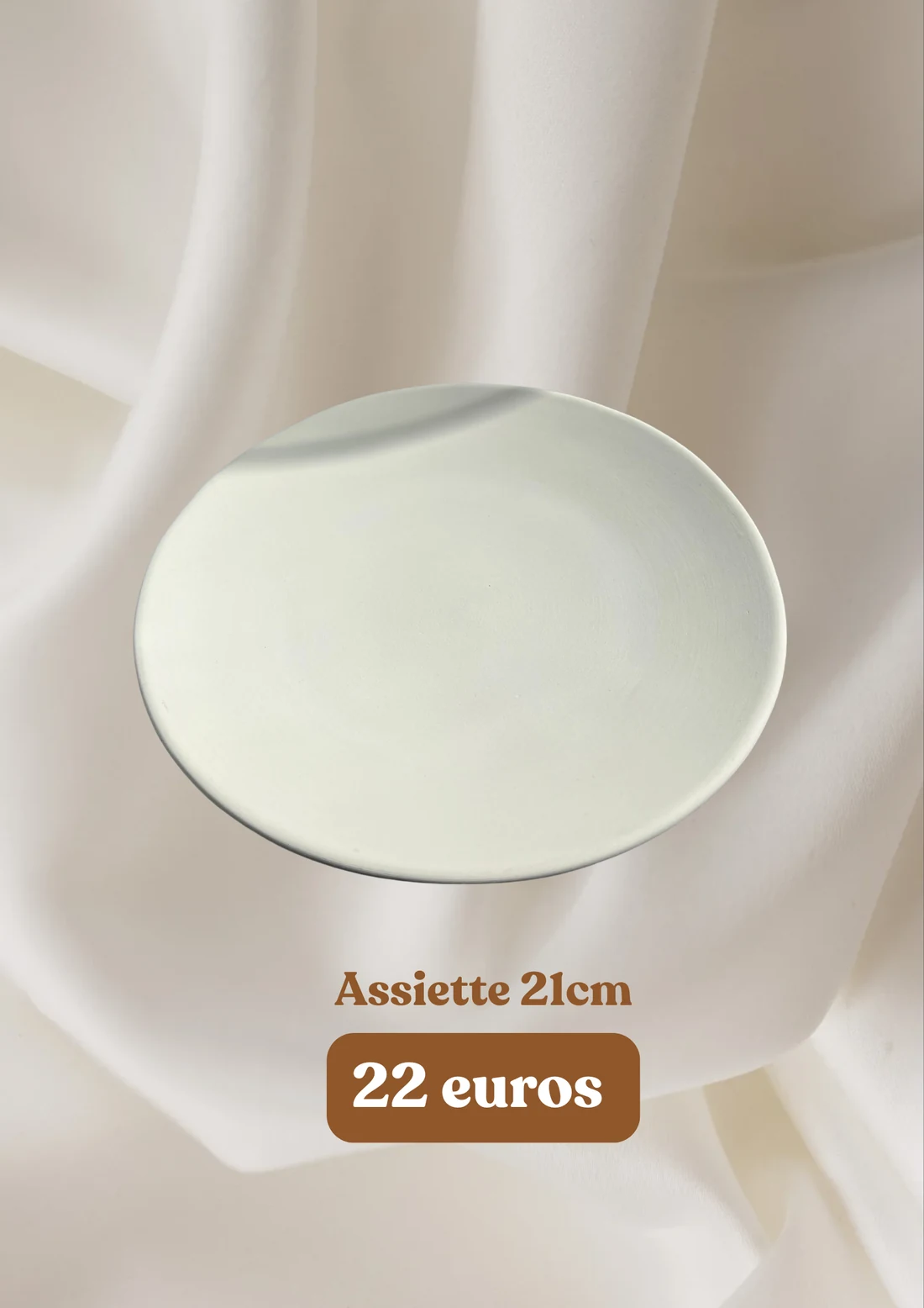 Assiette 21 cm - 22 euros