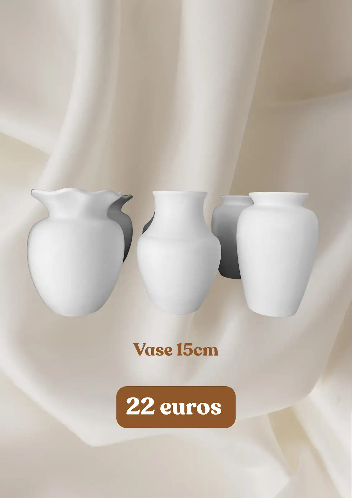 Vase 15 cm - 22 euros